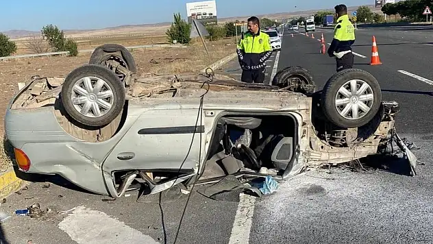 Konya'daki trafik kazasında 1 kişi yaralandı