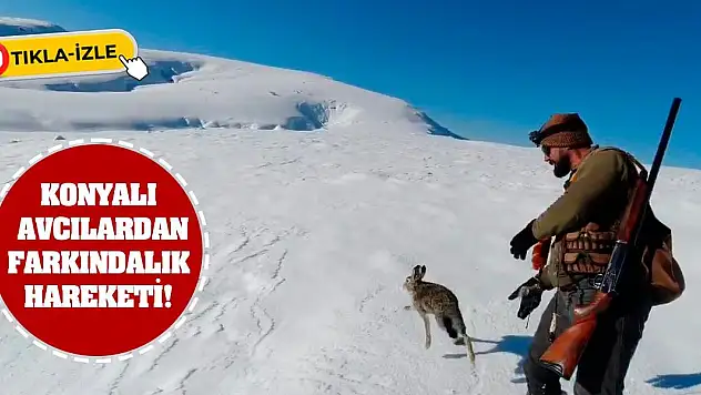 Konyalı avcılardan farkındalık hareketi!