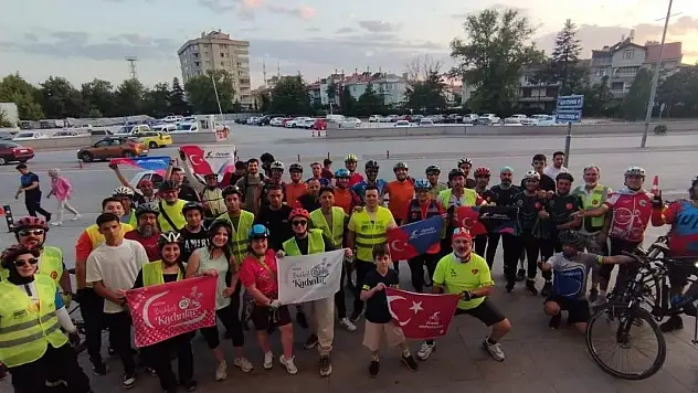 Konyalı bisikletçiler bayram turunda buluştu