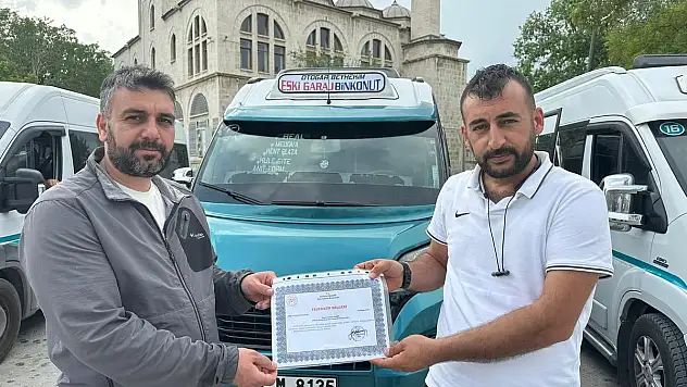 Konyalı İlmen yılın şoförü seçildi!