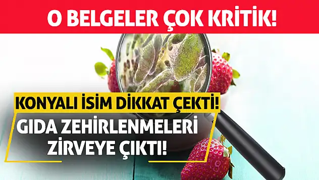 Konyalı İsim Dikkat Çekti: Gıda Zehirlenmeleri Zirveye Çıktı!