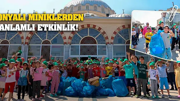 Konyalı miniklerden anlamlı etkinlik!