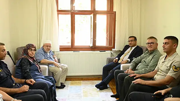 Konyalı Şehit Muhsin Kiremitçi'nin ailesine anlamlı ziyaret!