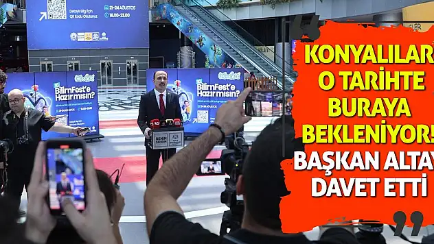 Konyalılar o tarihte buraya bekleniyor! Başkan Altay davet etti