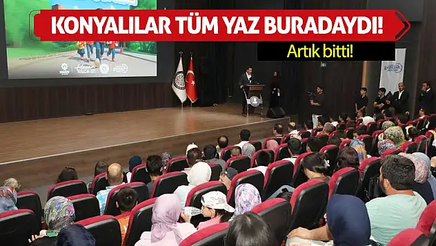 Konyalılar tüm yaz buradaydı! Artık bitti!