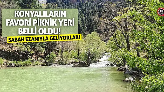 Konyalıların Favori Piknik Yeri Belli Oldu! Sabah Ezanıyla Geliyorlar!
