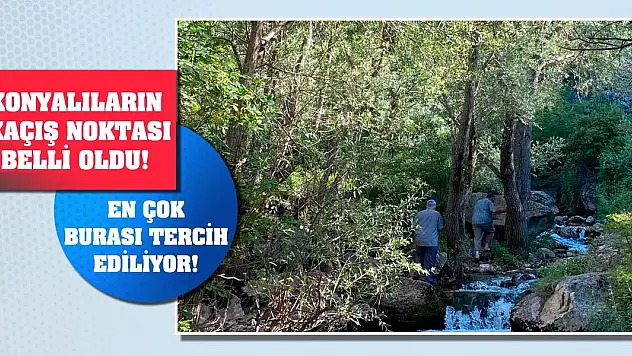 Konyalıların kaçış noktası belli oldu! En çok burası tercih ediliyor!
