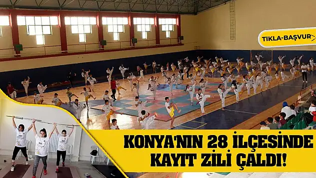 Konya'nın 28 ilçesinde kayıt zili çaldı!