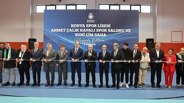 Konya'nın Ahmet Çalık'a vefası sürüyor! Adını taşıyan yeni spor tesisi açıldı