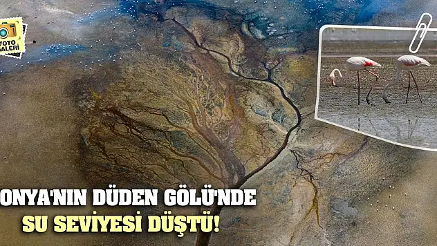 Konya'nın Düden Gölü'nde Su Seviyesi Düştü!
