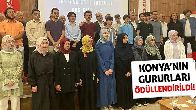Konya'nın Gururları Ödüllendirildi!