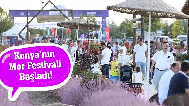 Konya'nın Mor Festivali Başladı!