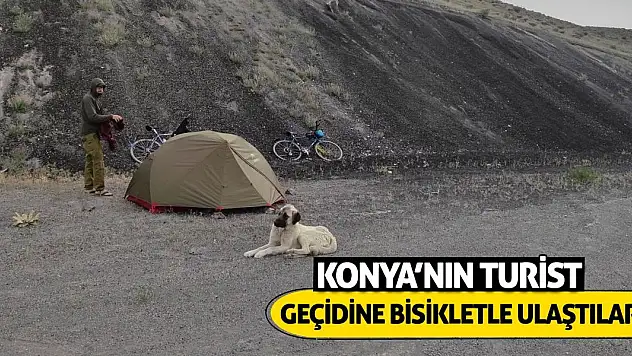 Konya'nın Turist Geçidine Bisikletle Ulaştılar!