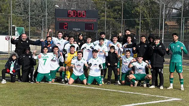 Konyaspor Akademi haftayı kayıpsız kapattı! 5'te 5