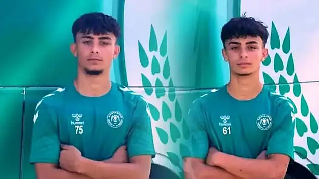 Konyaspor Akademi'ye transfer! İkiz futbolcular kadroya katıldı