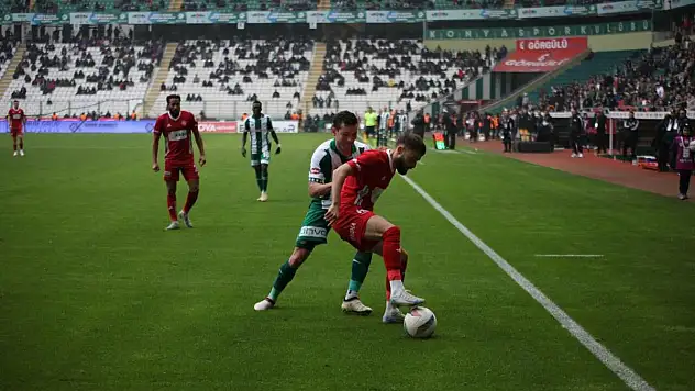 Konyaspor - Antalyaspor rekabetinde beraberlik hakim!