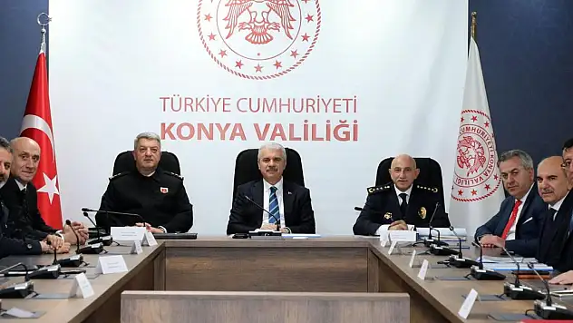 Konyaspor Başkan Korkmaz, iç saha maçları için güvenlik toplantısı katıldı