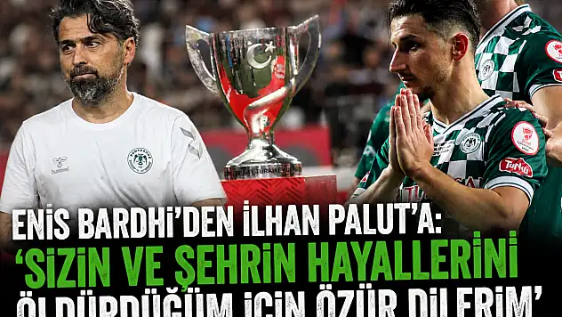 Konyaspor'da İlhan Palut kupa finali sonrası ilk kez konuştu! Bardhi ile diyaloğunu anlattı!