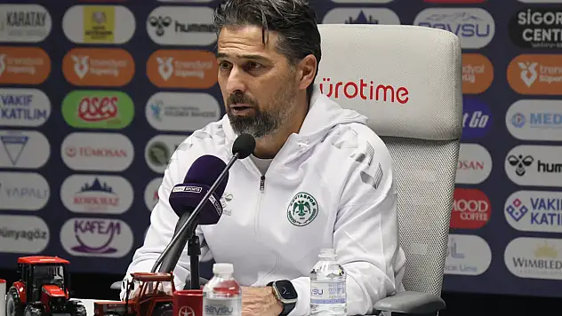Konyaspor'da Palut'tan ligin kalan bölümü hakkında açıklama!