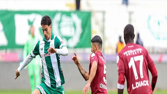 Konyaspor evinde 90'da yıkıldı! 1-1