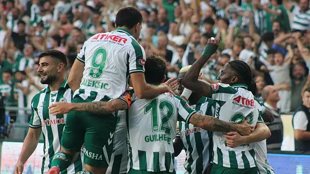 Konyaspor evinde Antep'i darma duman etti! Liderliğe devam!