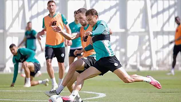 Konyaspor, Eyüpspor maçının hazırlıklarını sürdürüyor