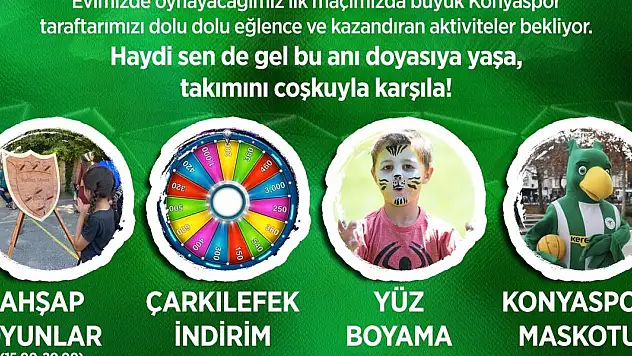 Konyaspor - Galatasaray maçının öncesinde büyük şölen