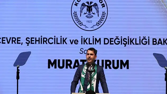 Konyaspor İkinci Başkanı Bulut'tan Bakan Kurum'a tebrik