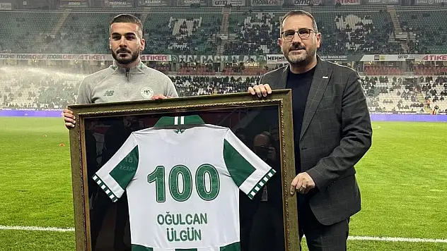Konyaspor ile dalya heyecanı yaşayan Oğulcan'dan galibiyet yorumu! 'Çok mutluyuz'