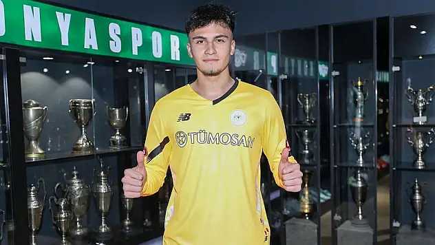Konyaspor ile sözleşme imzalayan genç kaleciden açıklama