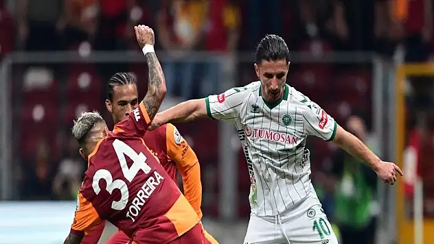 Konyaspor, İstanbul'da istediğini bulamadı! Galatasaray'a mağlubuz! 3-1