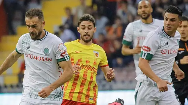 Konyaspor, Kayseri'de direklere takıldı