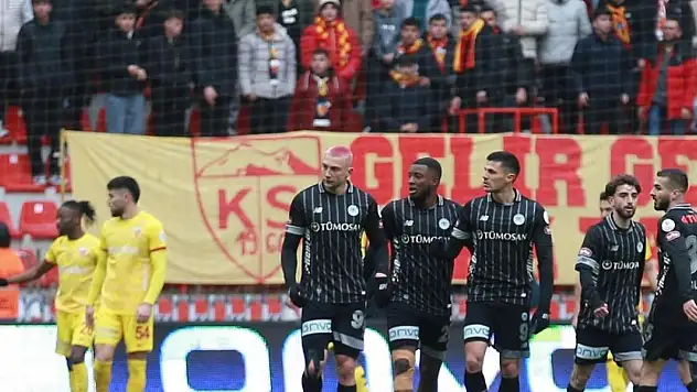 Konyaspor, Kayseri'de geri dönüşü gerçekleştiremedi! 3-2