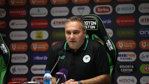 Konyaspor teknik heyetinde açıklama: 1 puandan mutlu değiliz