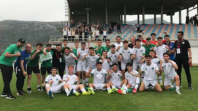 Konyaspor U16'nın gözü şampiyonlukta! İlk maçı kazandık