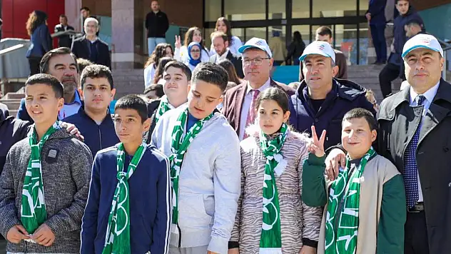 Konyaspor'da Recep Uçar, farkındalık etkinliğine katıldı