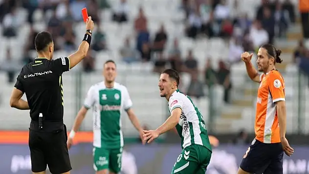 Konyaspor'da Recep Uçar'dan kırmızı kart açıklaması
