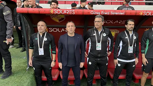 Konyaspor'da Recep Uçar'dan mağlubiyet yorumu: En az 1 puanı hak etmiştik