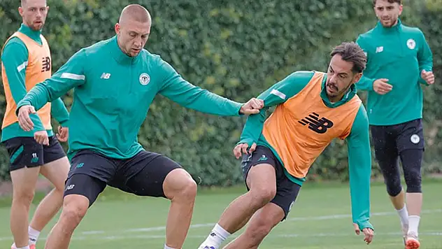 Konyaspor'da Trabzonspor mesaisi başladı