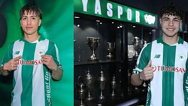 Konyaspor'dan iki futbolcuya profesyonel sözleşme