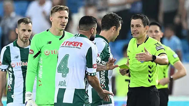 Konyasporlu Adil Demirbağ'dan hakem tepkisi