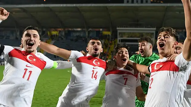 Konyasporlu futbolcular Milli Takımda sahne aldı! Genç Milliler Ukrayna'yı devirdi