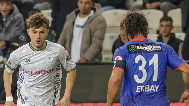 Konyasporlu genç futbolcudan siftah!