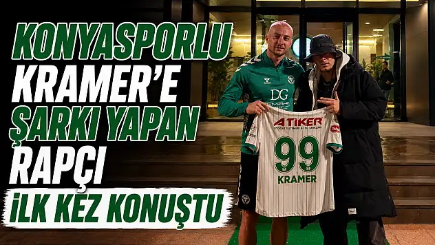 Konyasporlu Kramer'e şarkı yapan rapçi Öge471 ilk kez konuştu!