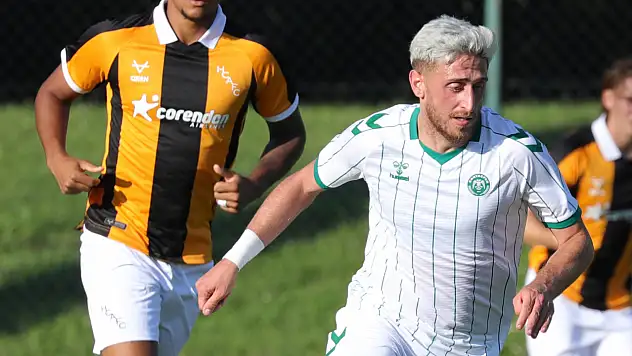 Konyasporlu Melih'ten özel açıklamalar! 'Hedefimiz yeniden final'