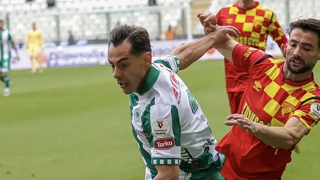 Konyasporlu Yasir'den önemli açıklamalar! Galibiyet ve sözleşme yorumu yaptı!