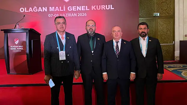 Konyasporlu yöneticiler TFF'nin Mali Genel Kurulu'na katıldı