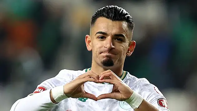 Konyaspor'un genç forveti Türkiye Kupasında zirvede