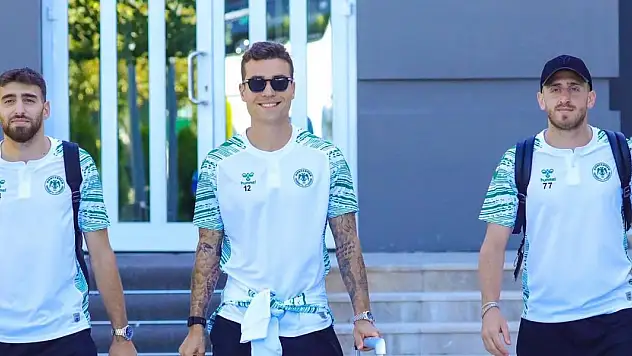 Konyaspor'un İzmir yolculuğu başladı