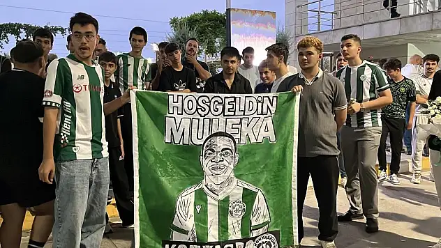 Konyaspor'un yeni golcüsüne coşkulu karşılama